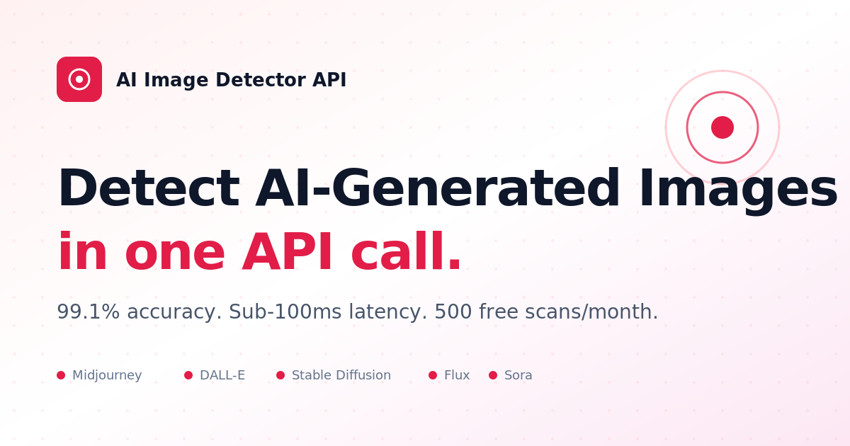 AI Image Detector API